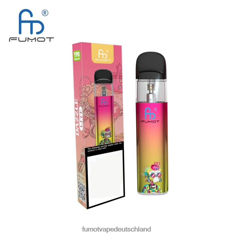 Fumot Deutschland - Fumot Dazzle Lite TPD-konformes leeres Vape-Kit (1 Stück) BF6N4P551 grün-lila