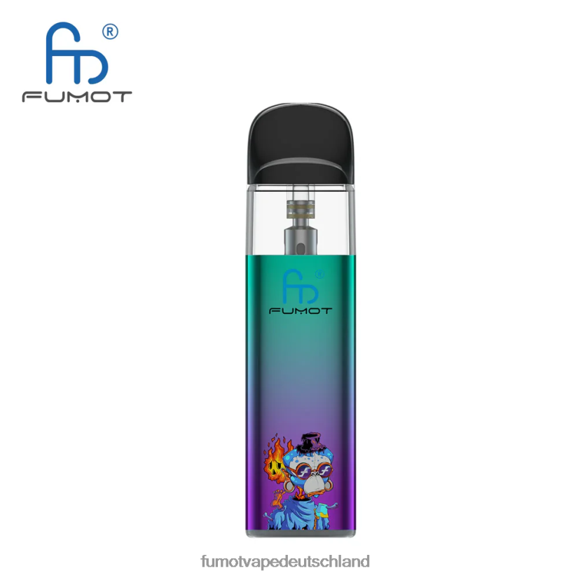 Fumot Deutschland - Fumot Dazzle Lite TPD-konformes leeres Vape-Kit (1 Stück) BF6N4P551 grün-lila
