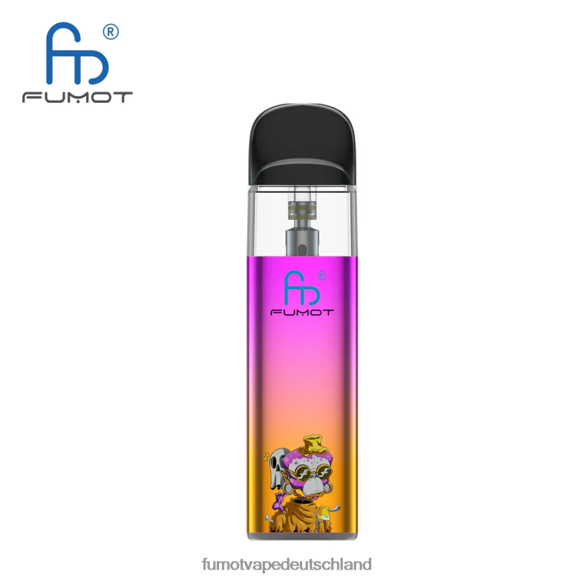 Fumot Deutschland - Fumot Dazzle Lite TPD-konformes leeres Vape-Kit (1 Stück) BF6N4P551 grün-lila