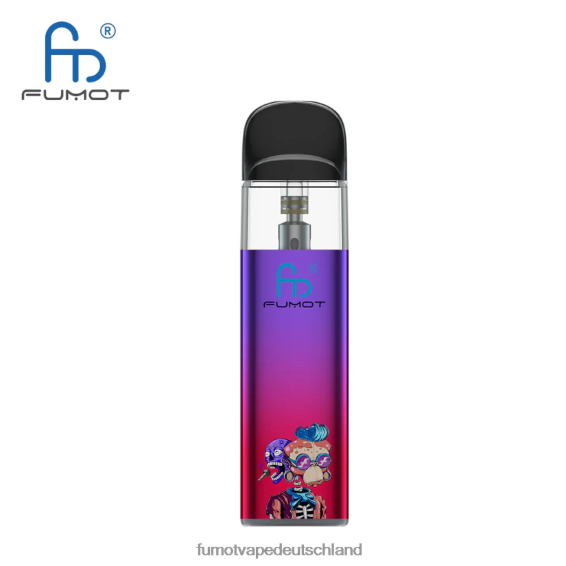 Fumot Deutschland - Fumot Dazzle Lite TPD-konformes leeres Vape-Kit (1 Stück) BF6N4P551 grün-lila