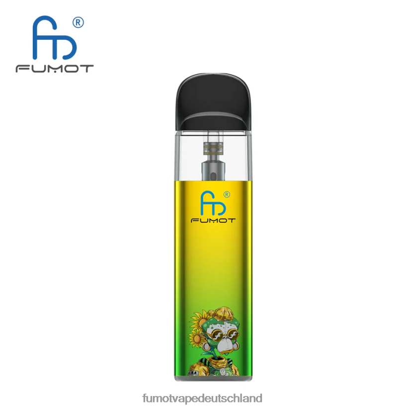 Fumot Deutschland - Fumot Dazzle Lite TPD-konformes leeres Vape-Kit (1 Stück) BF6N4P551 grün-lila
