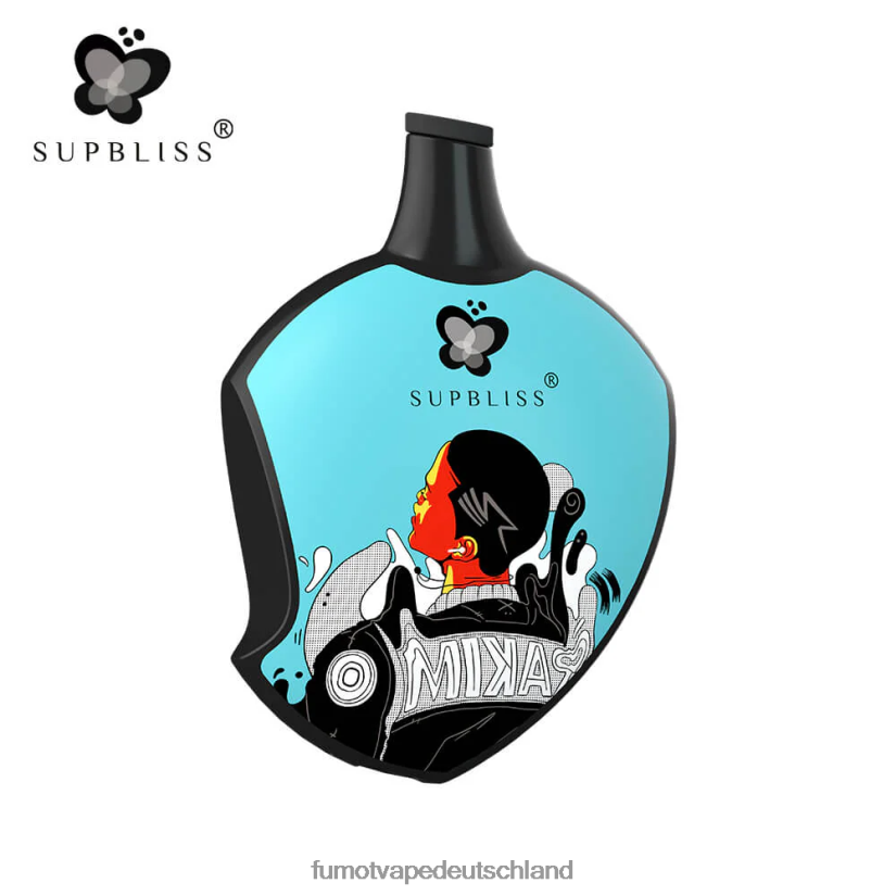 Fumot E Zigarette - Fumot Supbliss SP6000 Einweg-Vape-Pod – 12 ml (1 Stück) BF6N4P458 Pfirsich-Mango-Wassermelone