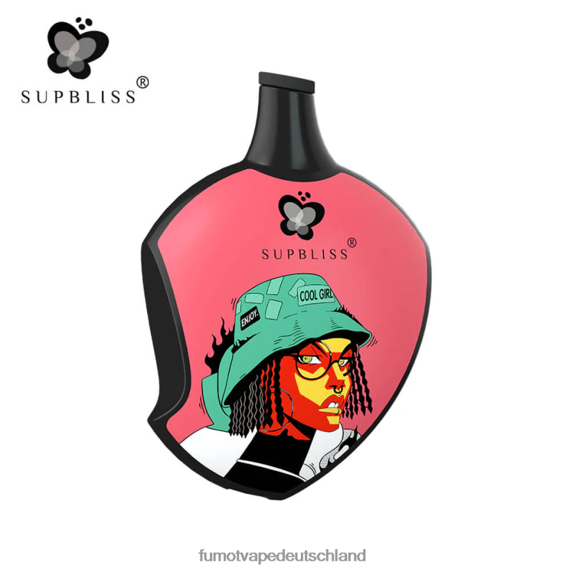 Fumot E Zigarette - Fumot Supbliss SP6000 Einweg-Vape-Pod – 12 ml (1 Stück) BF6N4P458 Pfirsich-Mango-Wassermelone