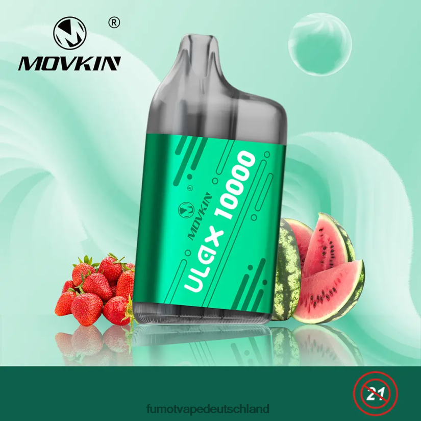 Fumot Germany - Fumot Movkin Ulax 10000 Einweg-Vape-Pods – 12 ml (1 Stück) BF6N4P304 blaue saure Himbeere