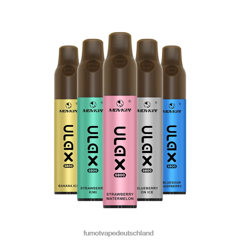 Fumot Germany - Fumot Movkin Ulax 6800 Einweg-Vaporizer Keramikspule – 8 ml (1 Stück) BF6N4P324 üppiges Eis