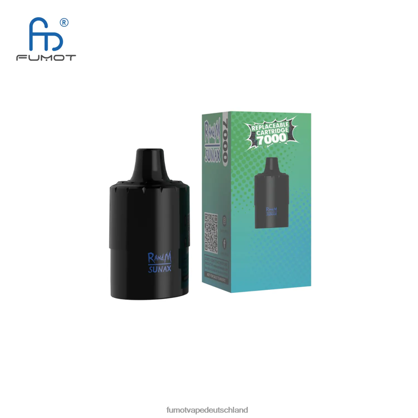 Fumot Germany - Fumot Sunax 7000 austauschbare Vape-Kartusche (1 Stück) BF6N4P494 Erdbeerwassermelone