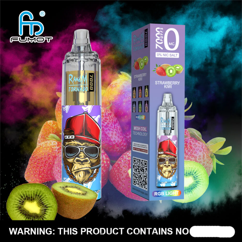 Fumot Germany - Fumot Tornado 7000 Einweg-Vape-Pen 0  – 14 ml (1 Stück) BF6N4P534 roter Apfel Zitrone