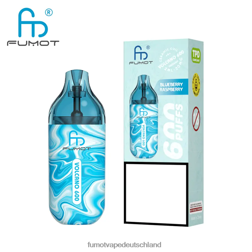 Fumot Germany - Fumot Volcano 600 tpd-konformer Einweg-Vaporizer – 2 ml (3-teiliges Set) BF6N4P294 Ananas-Pfirsich-Mango