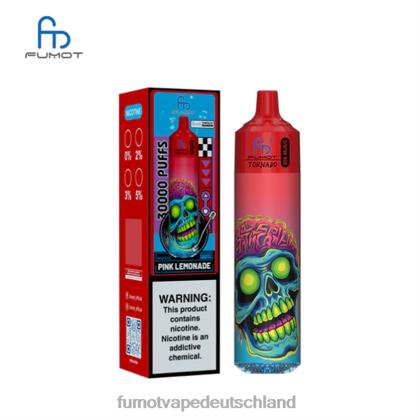 Fumot In Deutschland Kaufen - Fumot Tornado 30K Musik rosa Limonade BJNX623