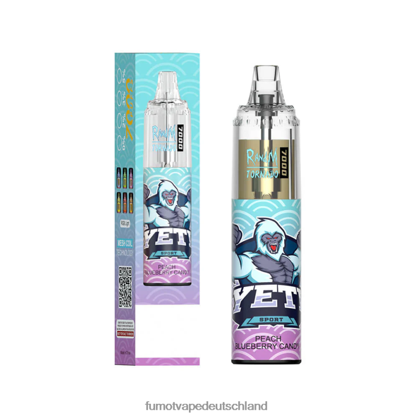 Fumot Preis - Fumot Tornado 14 ml 7000 Einweg-Vape-Pen (1 Stück) BF6N4P67 Blaubeer-Granatapfel