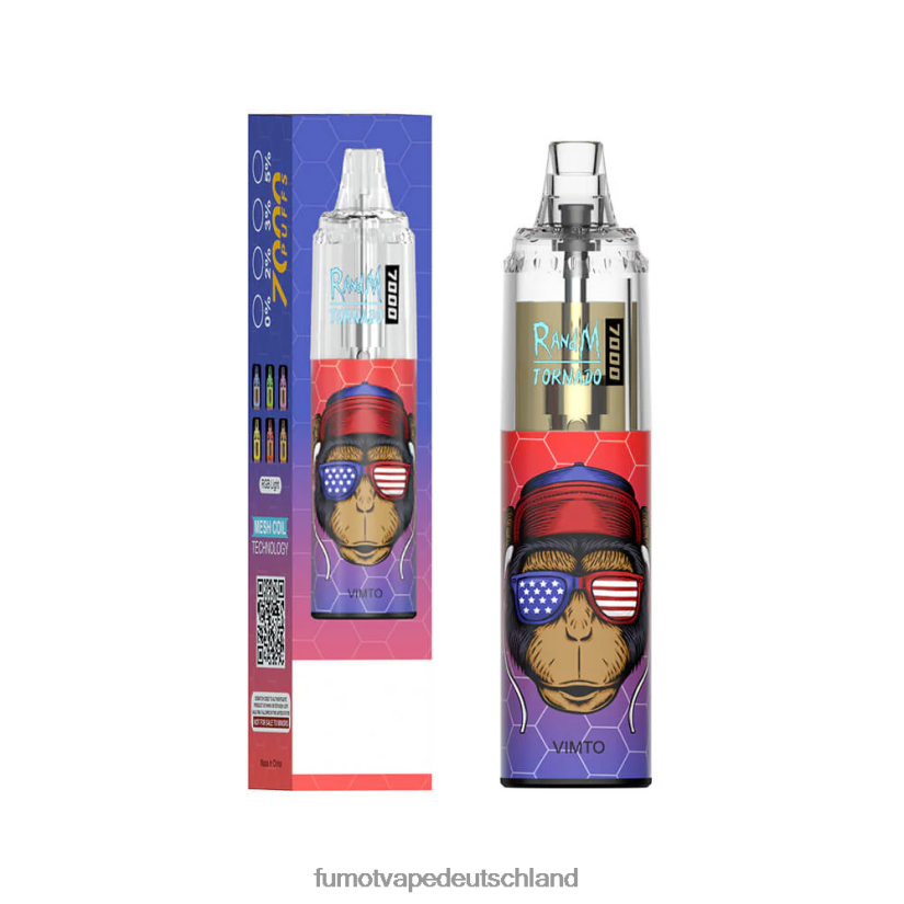 Fumot Preis - Fumot Tornado 14 ml 7000 Einweg-Vape-Pen (1 Stück) BF6N4P67 Blaubeer-Granatapfel