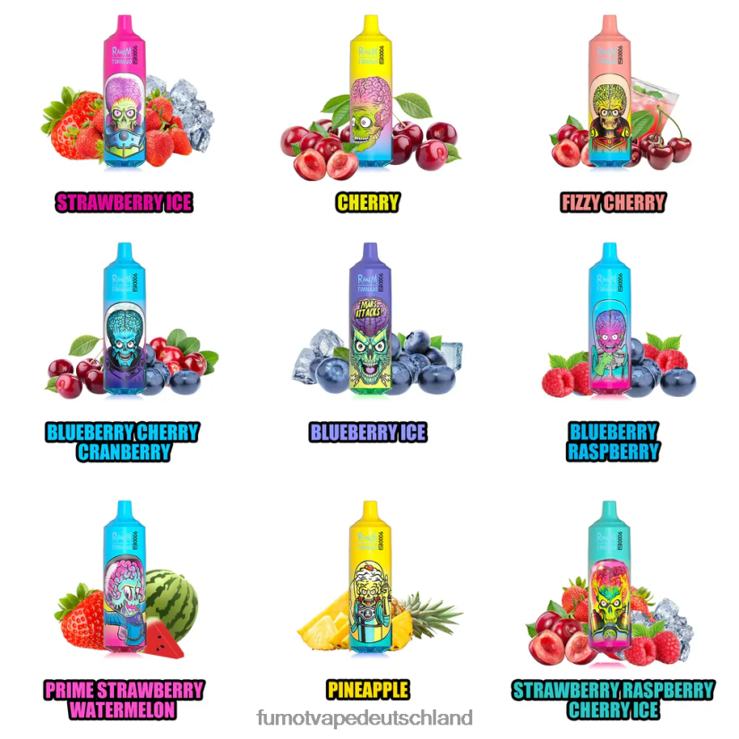 Fumot Vape Flavours - Fumot Tornado 1 Stück 9000 Pro 18 ml Einweg-Vaporizer BF6N4P220 Zitrone und Limette