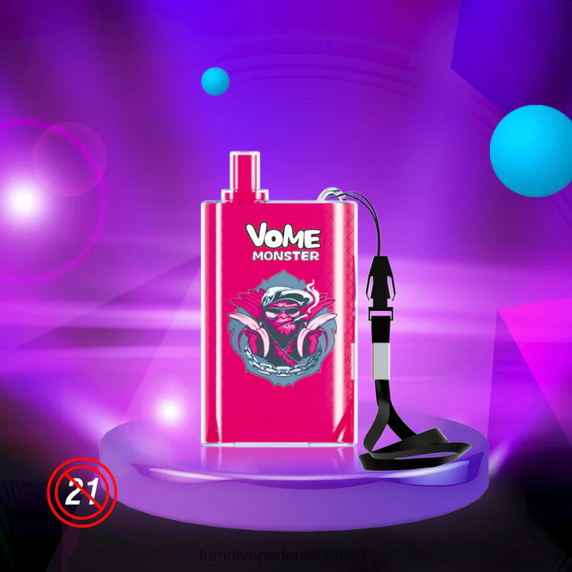 Fumot in Deutschland Kaufen - Fumot Vome Monster 10000 Einweg-Vape-Pod-Gerät – 20 ml (1 Stück) BF6N4P433 Pfirsich-Mango