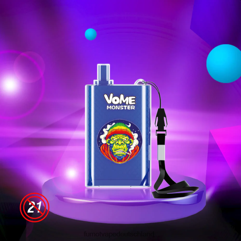 Fumot in Deutschland Kaufen - Fumot Vome Monster 10000 Einweg-Vape-Pod-Gerät – 20 ml (1 Stück) BF6N4P433 Pfirsich-Mango