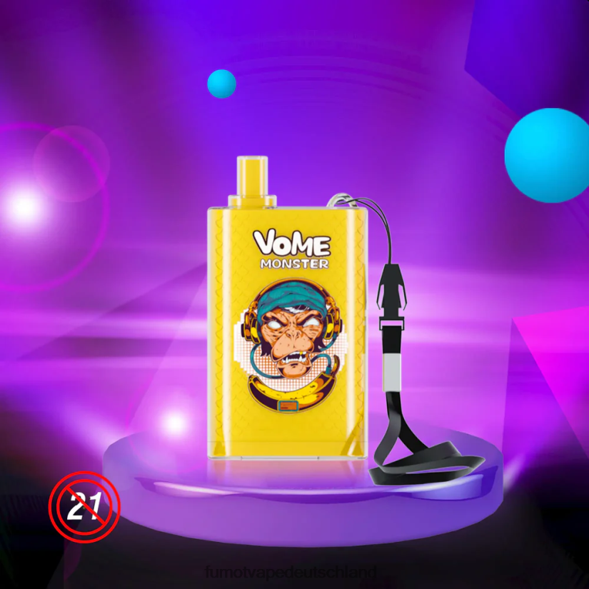 Fumot in Deutschland Kaufen - Fumot Vome Monster 10000 Einweg-Vape-Pod-Gerät – 20 ml (1 Stück) BF6N4P433 Pfirsich-Mango