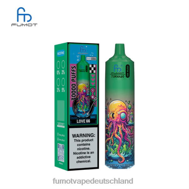 Fumot Vape Kaufen - Fumot Tornado 30K Musik Liebe 66 BJNX616