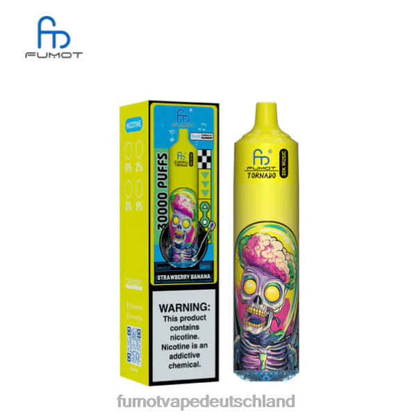 Fumot Vape Online Shop - Fumot Tornado 30K Musik Erdbeerbanane BJNX625